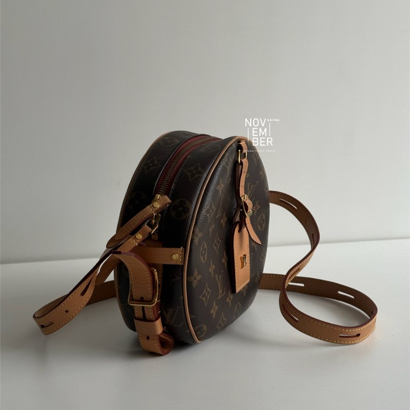 95新🤎 Louis Vuitton LV 路易威登 老花圓餅包-1