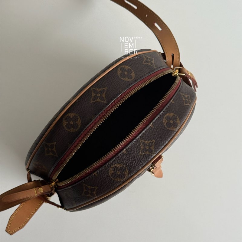 95新🤎 Louis Vuitton LV 路易威登 老花圓餅包-3