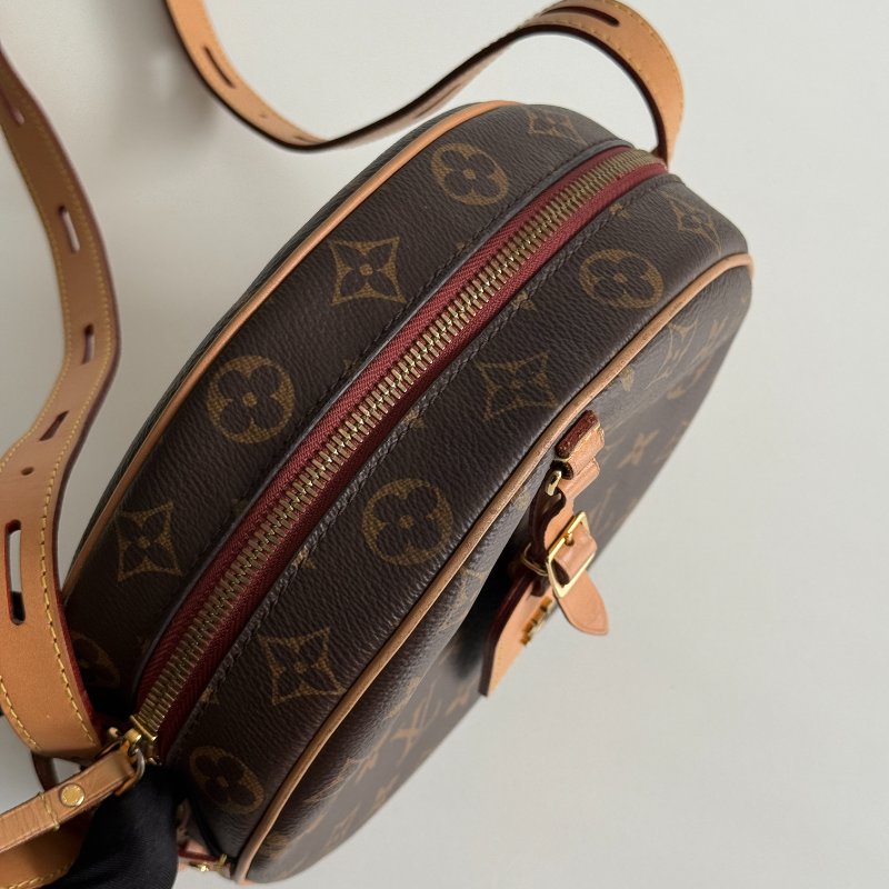95新🤎 Louis Vuitton LV 路易威登 老花圓餅包-7