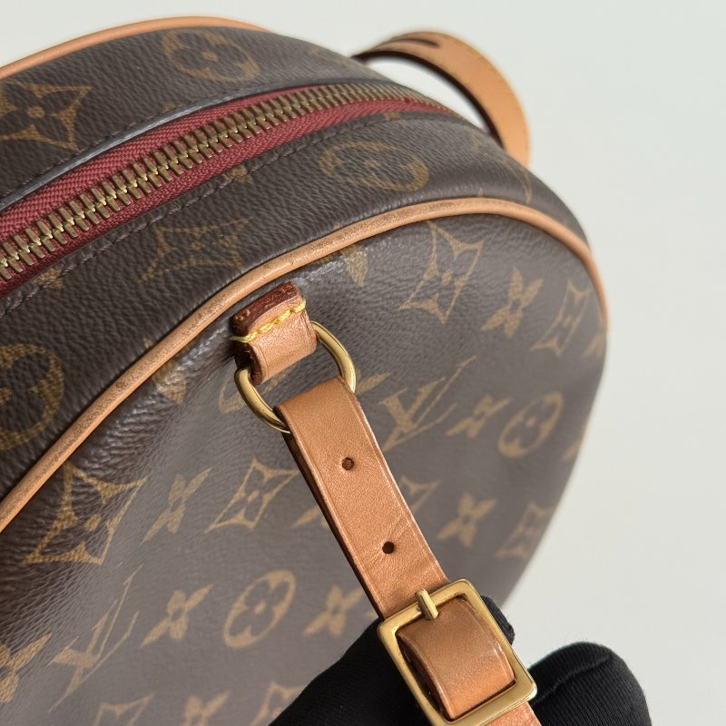 95新🤎 Louis Vuitton LV 路易威登 老花圓餅包-9