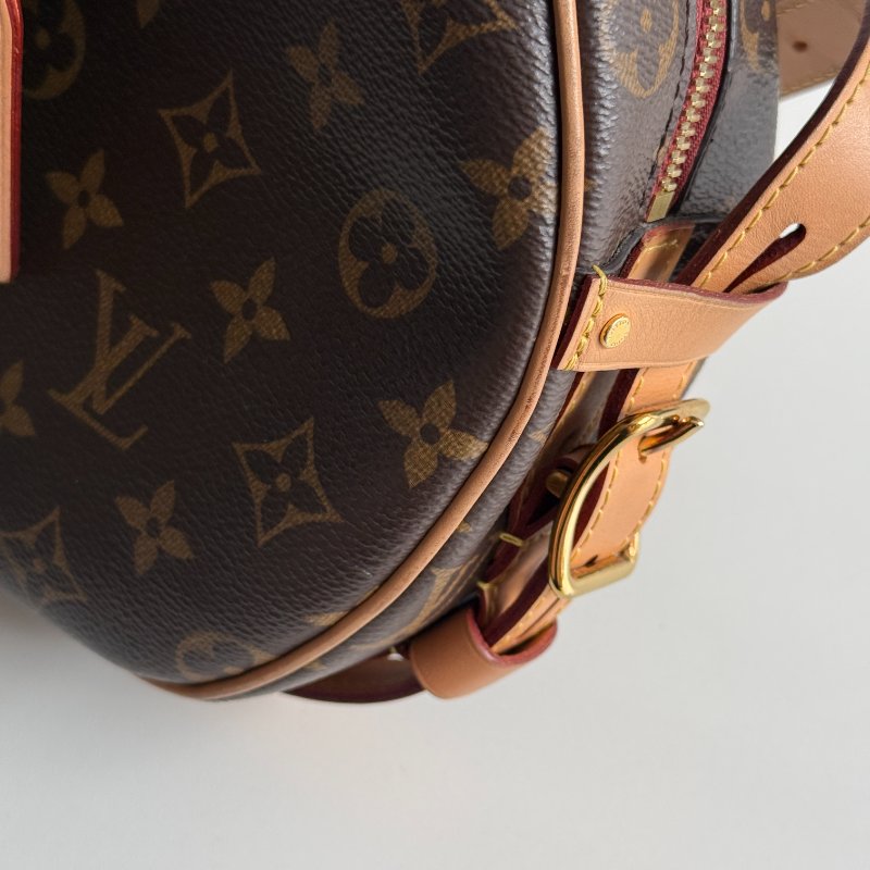 95新🤎 Louis Vuitton LV 路易威登 老花圓餅包-11