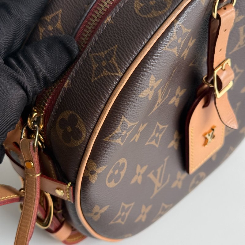 95新🤎 Louis Vuitton LV 路易威登 老花圓餅包-12