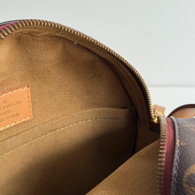 95新🤎 Louis Vuitton LV 路易威登 老花圓餅包-14