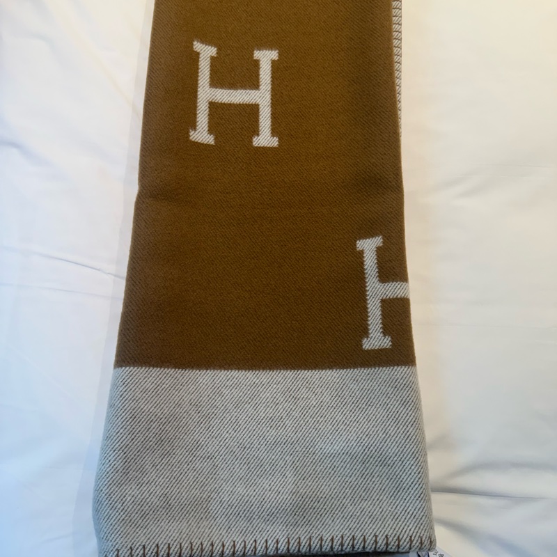 Hermes愛馬仕Avalon薄毯 H毯 成人毯-6