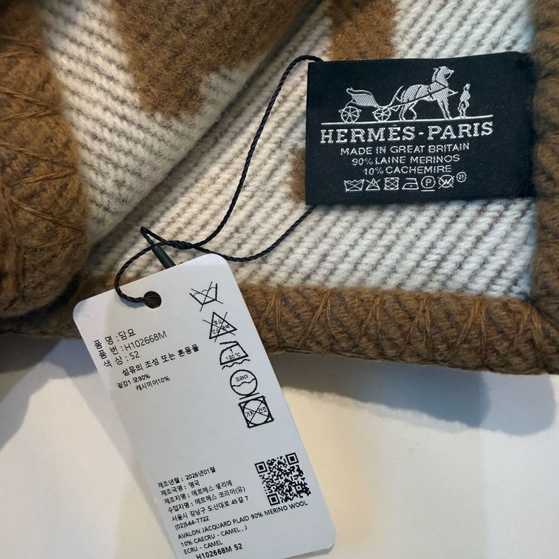 Hermes愛馬仕Avalon薄毯 H毯 成人毯-8