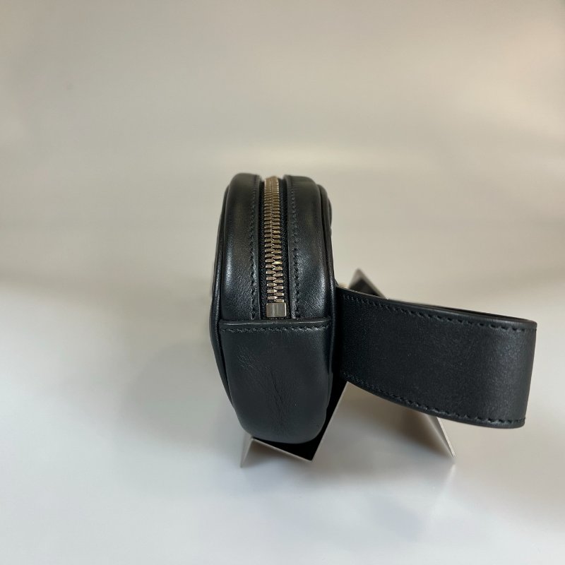 GUCCI 476434 黑金Marmont腰包-2
