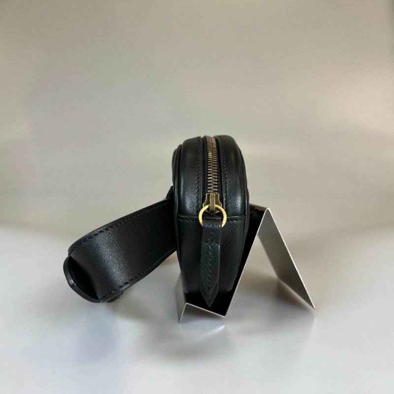 GUCCI 476434 黑金Marmont腰包-3