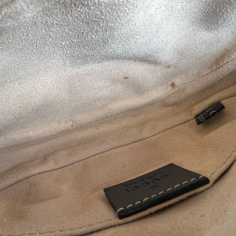 GUCCI 476434 黑金Marmont腰包-5