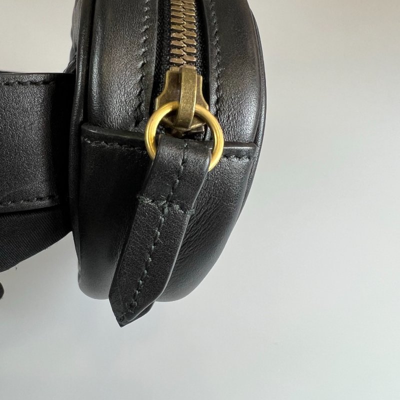 GUCCI 476434 黑金Marmont腰包-6