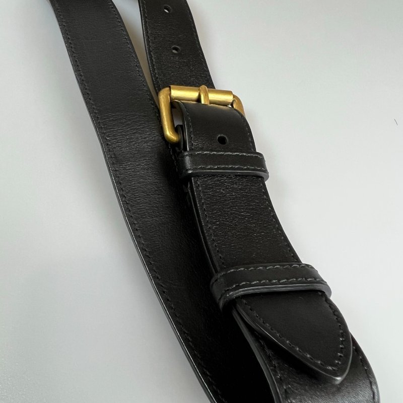 GUCCI 476434 黑金Marmont腰包-9