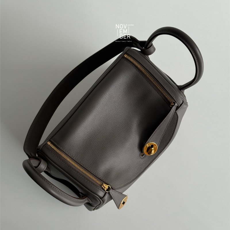 99新🆕 全配有購證🙌🏻 Hermès 愛馬仕 Lindy 26錫器灰金釦-2