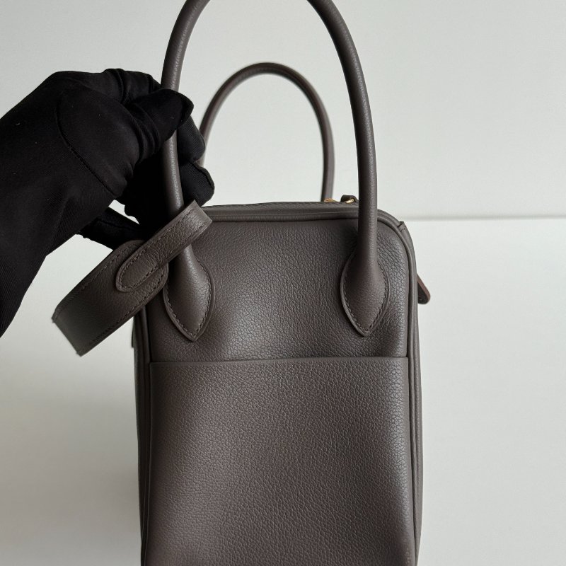 99新🆕 全配有購證🙌🏻 Hermès 愛馬仕 Lindy 26錫器灰金釦-10