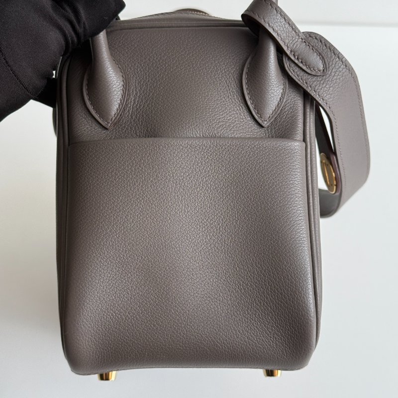 99新🆕 全配有購證🙌🏻 Hermès 愛馬仕 Lindy 26錫器灰金釦-11
