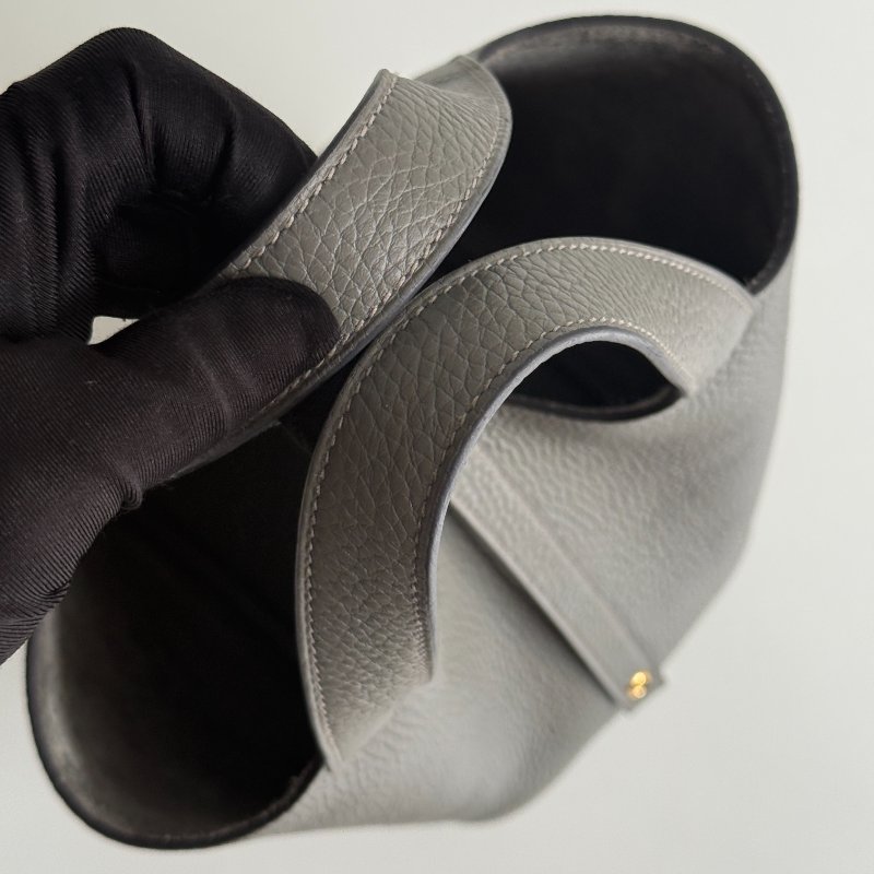 99新🆕 全配有購證🙌🏻 Hermès 愛馬仕 Picotin18 積雨雲灰金釦-6