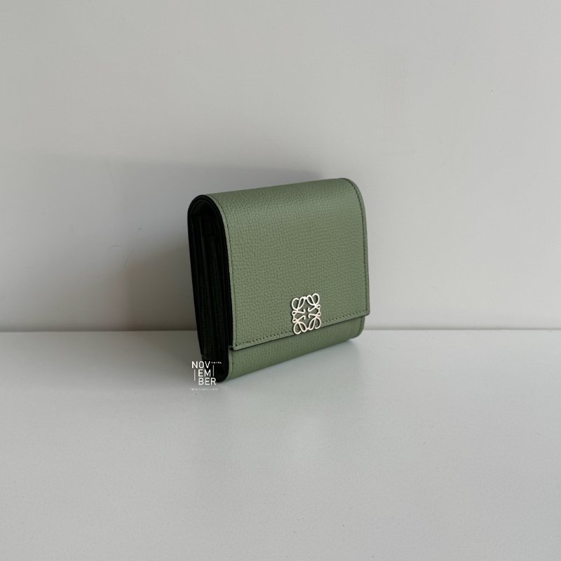 99新🆕 Loewe 羅意威 酪梨綠短夾🥑-2