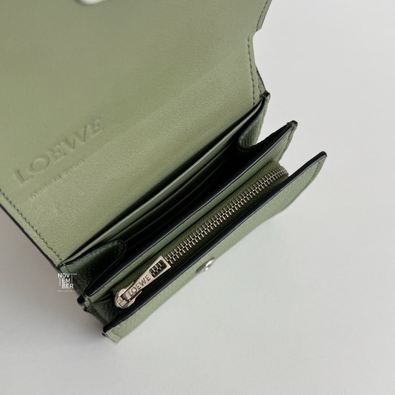 99新🆕 Loewe 羅意威 酪梨綠短夾🥑-3