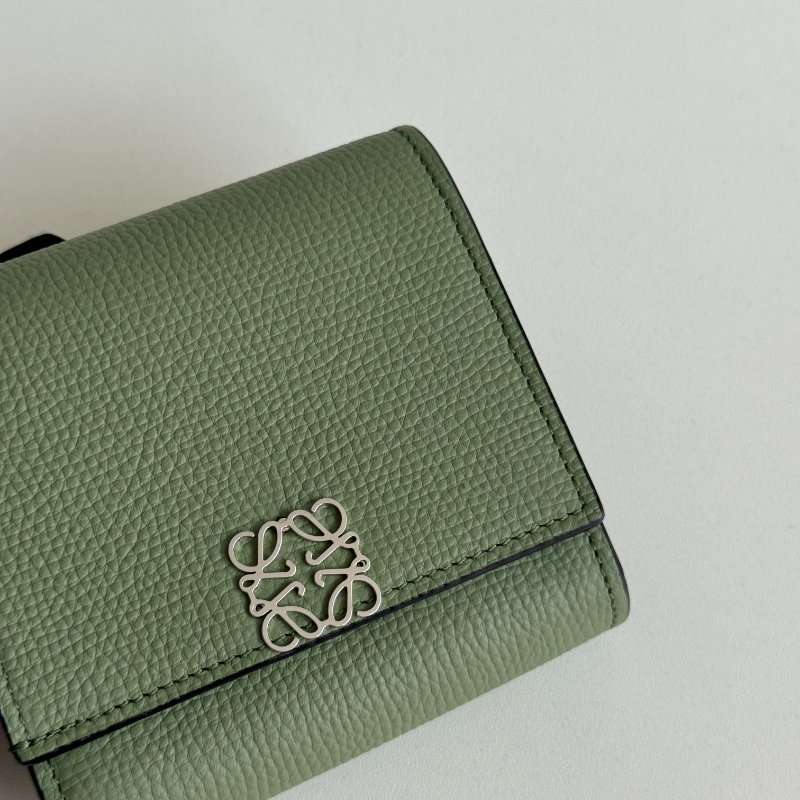 99新🆕 Loewe 羅意威 酪梨綠短夾🥑-6