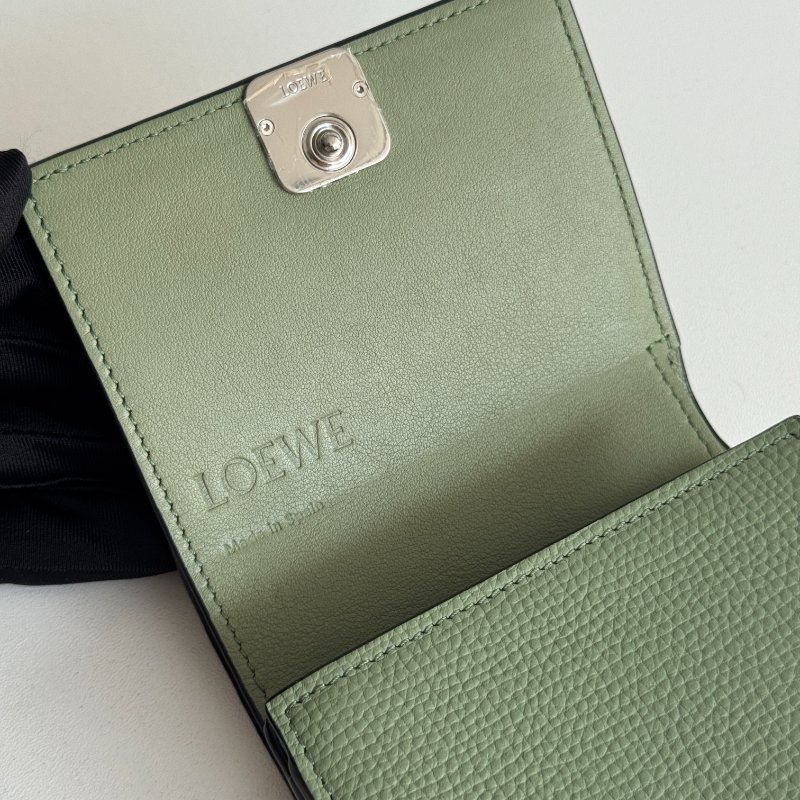 99新🆕 Loewe 羅意威 酪梨綠短夾🥑-7