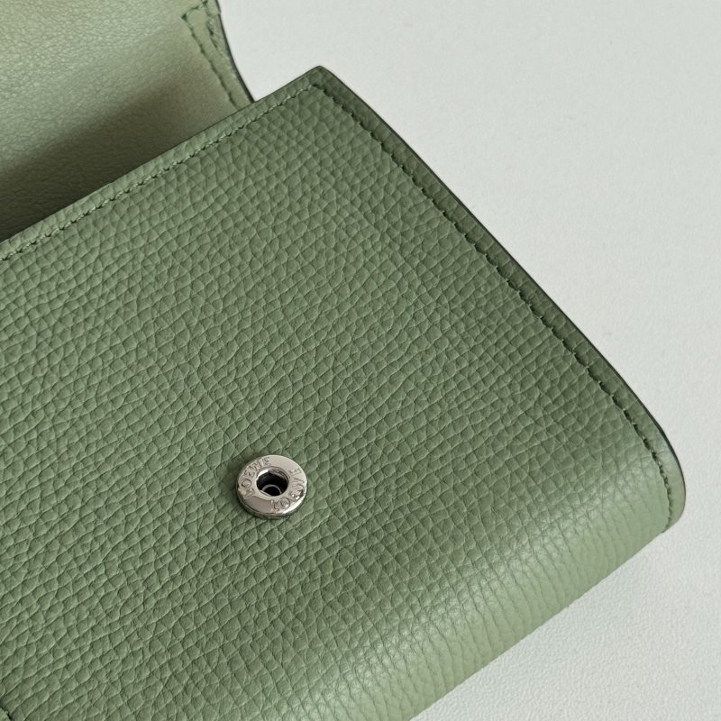 99新🆕 Loewe 羅意威 酪梨綠短夾🥑-9