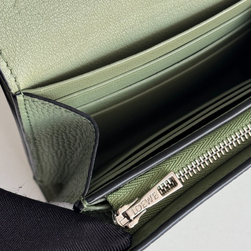 99新🆕 Loewe 羅意威 酪梨綠短夾🥑-10
