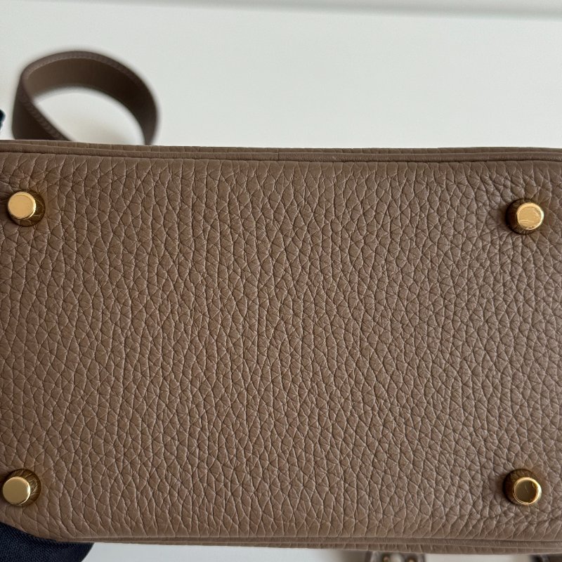 99新🆕 Hermès 愛馬仕 Mini Lindy 大象灰金釦一代-8