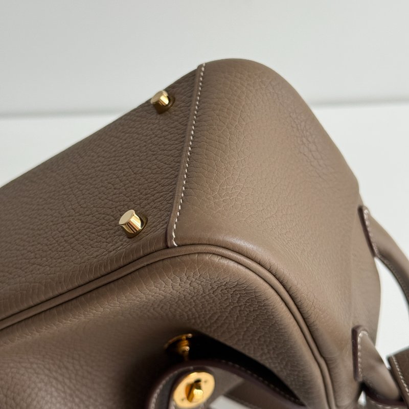 99新🆕 Hermès 愛馬仕 Mini Lindy 大象灰金釦一代-12