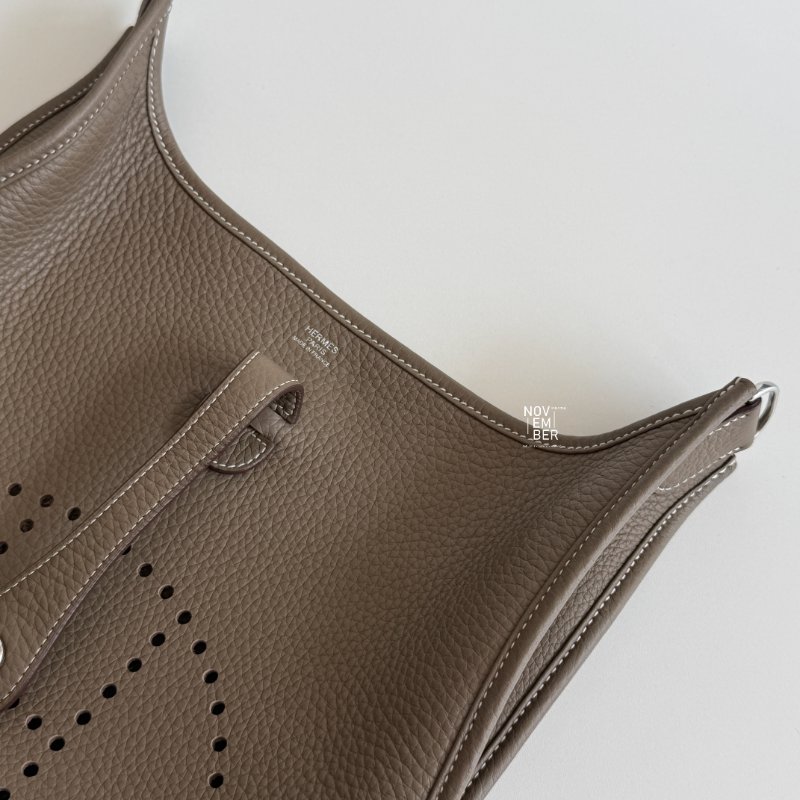 99新🆕 全配有購證🙌🏻 Hermès 愛馬仕 Evelyne 29 大象灰銀釦-2