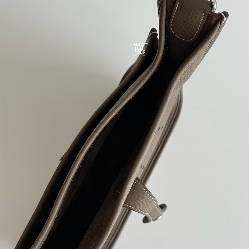 99新🆕 全配有購證🙌🏻 Hermès 愛馬仕 Evelyne 29 大象灰銀釦-3