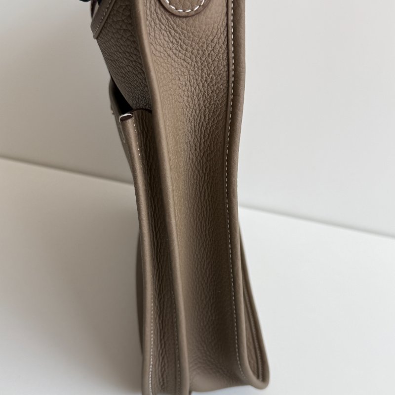 99新🆕 全配有購證🙌🏻 Hermès 愛馬仕 Evelyne 29 大象灰銀釦-6