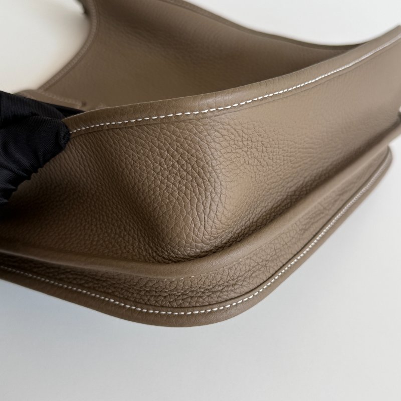 99新🆕 全配有購證🙌🏻 Hermès 愛馬仕 Evelyne 29 大象灰銀釦-7