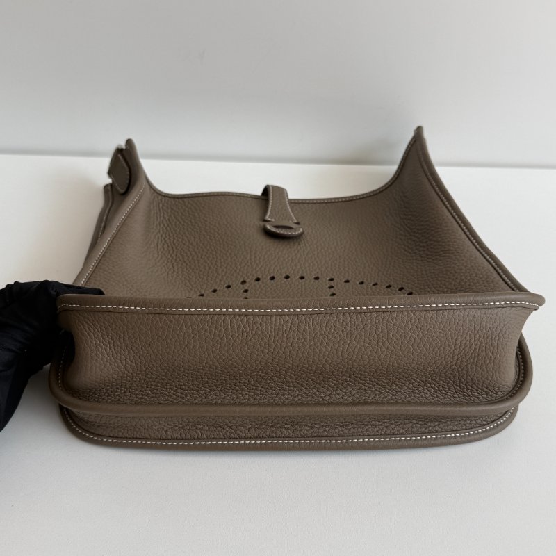 99新🆕 全配有購證🙌🏻 Hermès 愛馬仕 Evelyne 29 大象灰銀釦-8