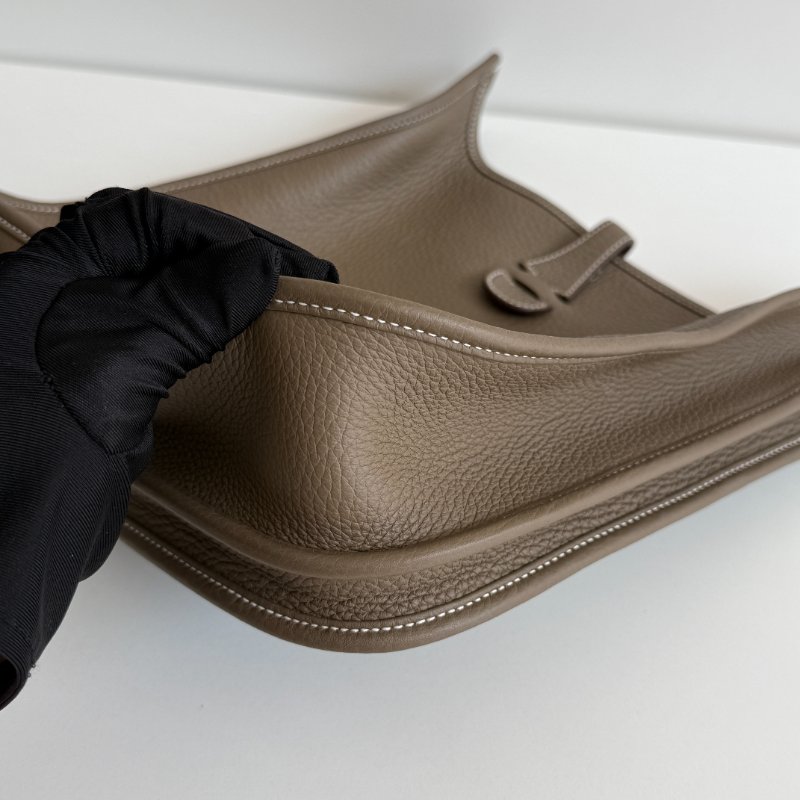 99新🆕 全配有購證🙌🏻 Hermès 愛馬仕 Evelyne 29 大象灰銀釦-9