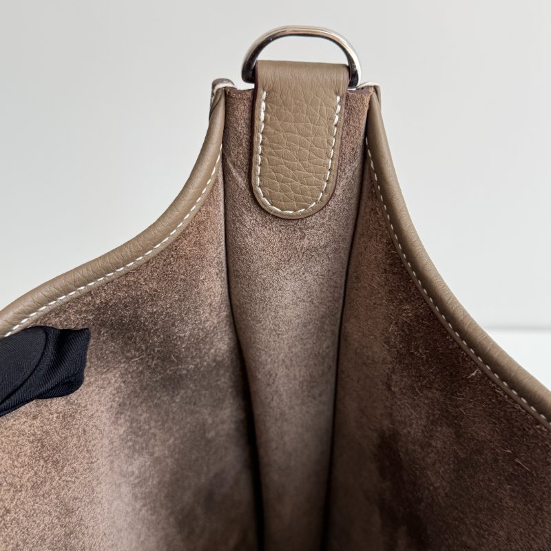 99新🆕 全配有購證🙌🏻 Hermès 愛馬仕 Evelyne 29 大象灰銀釦-13