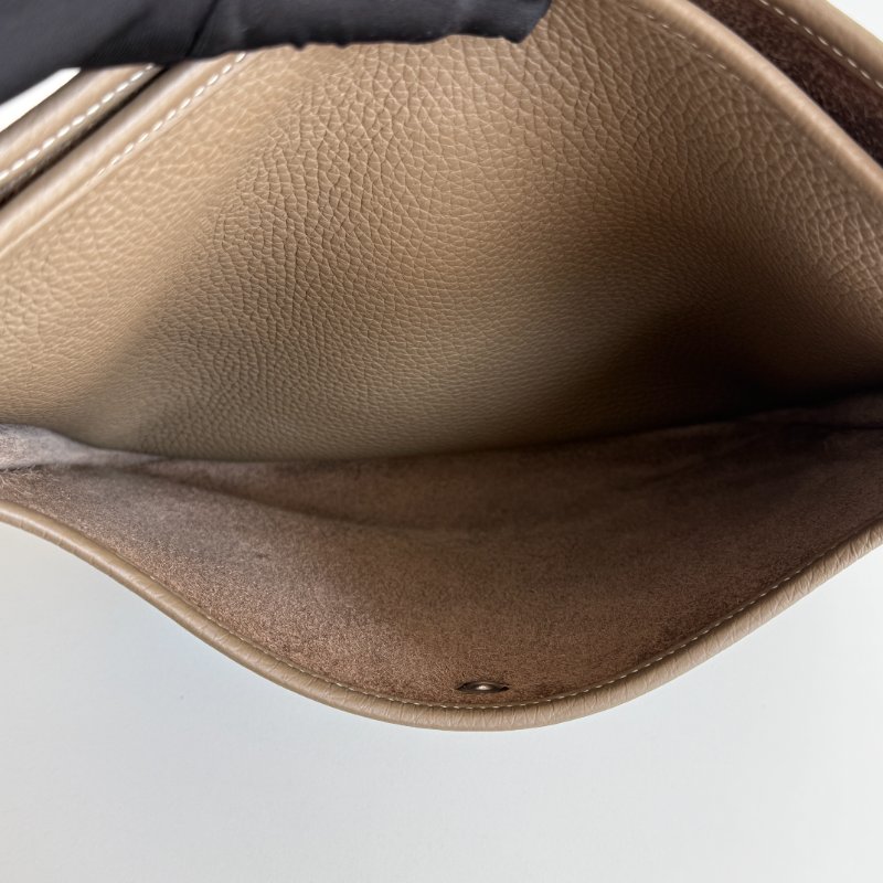 99新🆕 全配有購證🙌🏻 Hermès 愛馬仕 Evelyne 29 大象灰銀釦-15