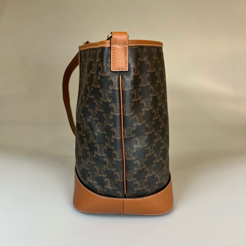 CELINE  老花凱旋門水桶包 中號-3