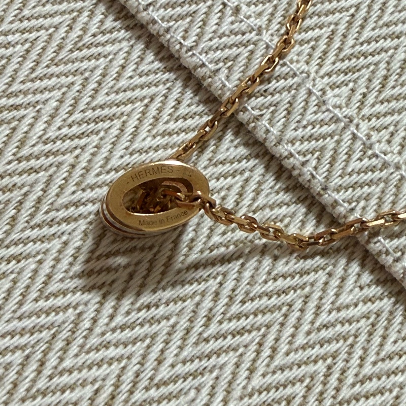 Hermès Pop H 項鍊｜Peppermint 薄荷綠 x Rose Gold 玫瑰金🤍-2