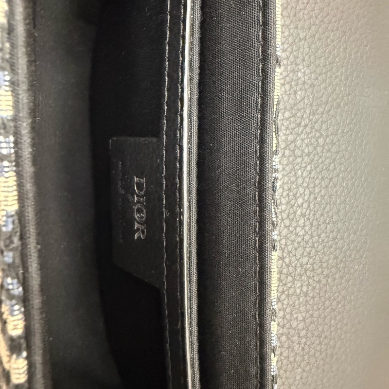 (誠可議) Dior Saddle 迷你翻蓋郵差包-經典老花logo馬鞍包-5