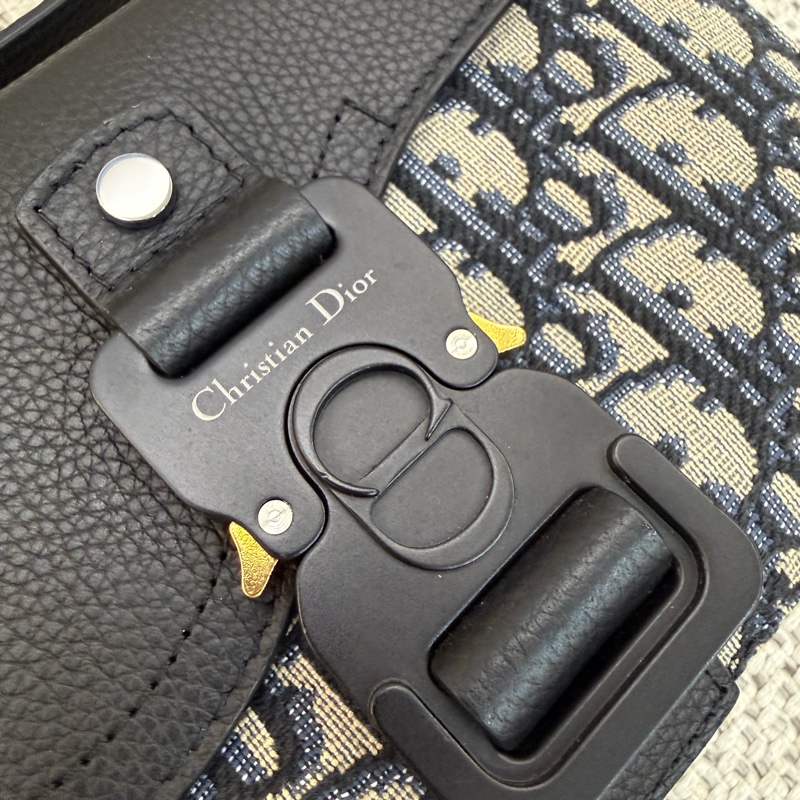 (誠可議) Dior Saddle 迷你翻蓋郵差包-經典老花logo馬鞍包-18