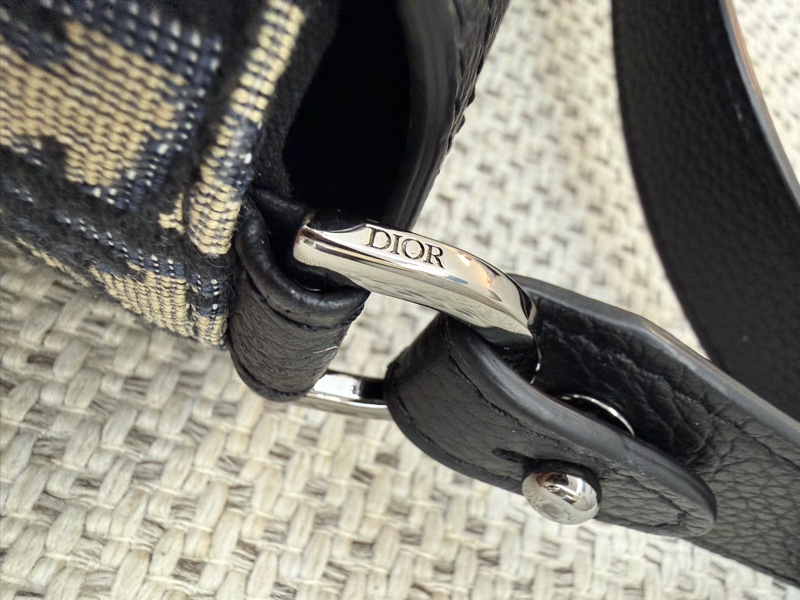 (誠可議) Dior Saddle 迷你翻蓋郵差包-經典老花logo馬鞍包-20