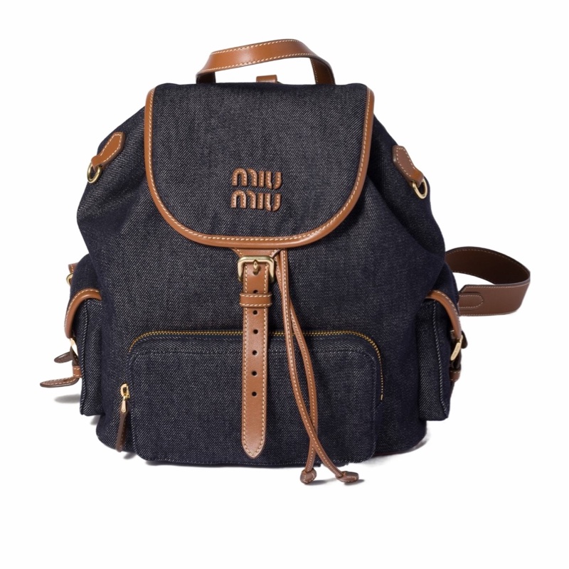 Miu Miu 女士 Miu Backpack雙肩包均碼碼25cm*12.5cm*29.5cm-4