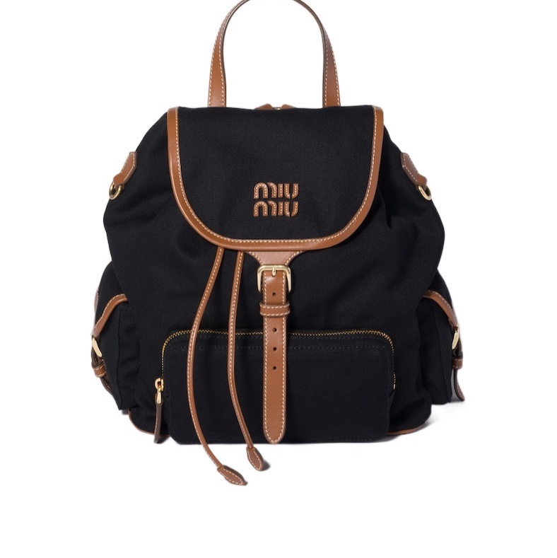 Miu Miu 女士 翻蓋雙肩包均碼碼25cm*12.5cm*29.5cm-1