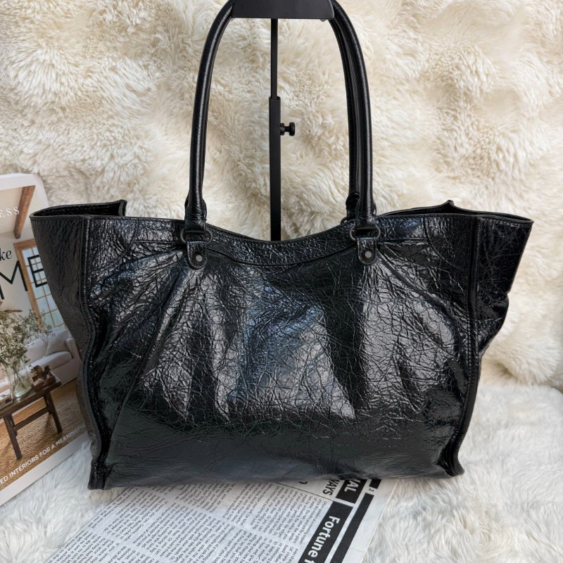 Balenciaga Le City 托特包 黑色 羊皮 小號-1