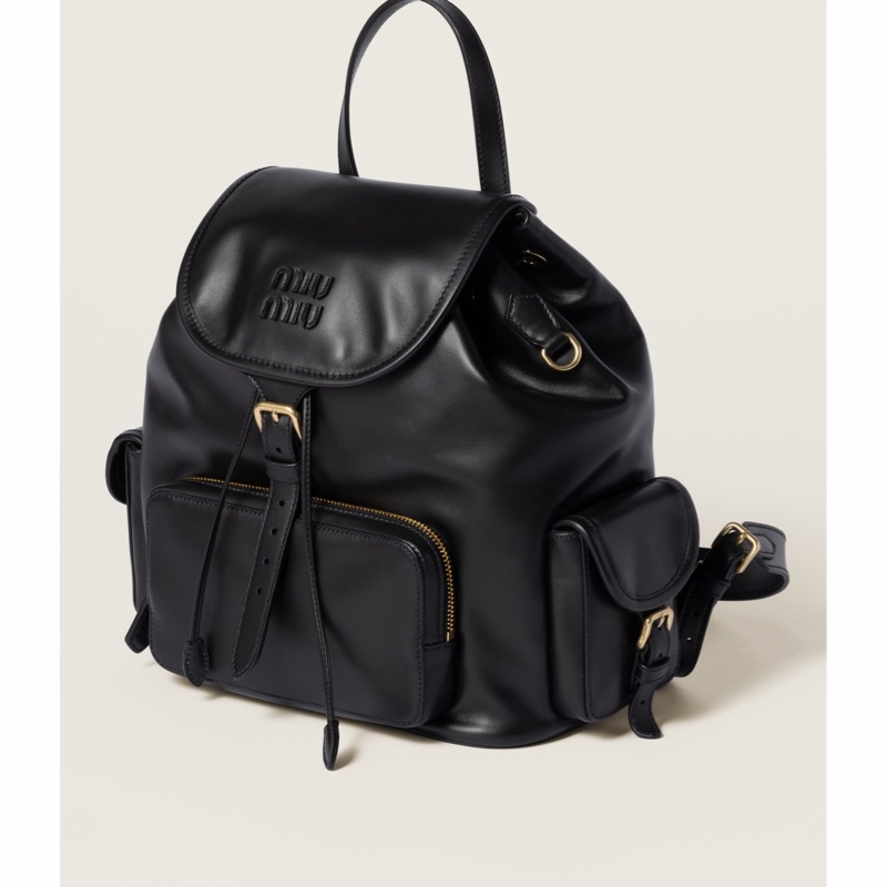 Miu Miu 女士 翻蓋雙肩包均碼碼29.5cm*12.5cm*25cm-1