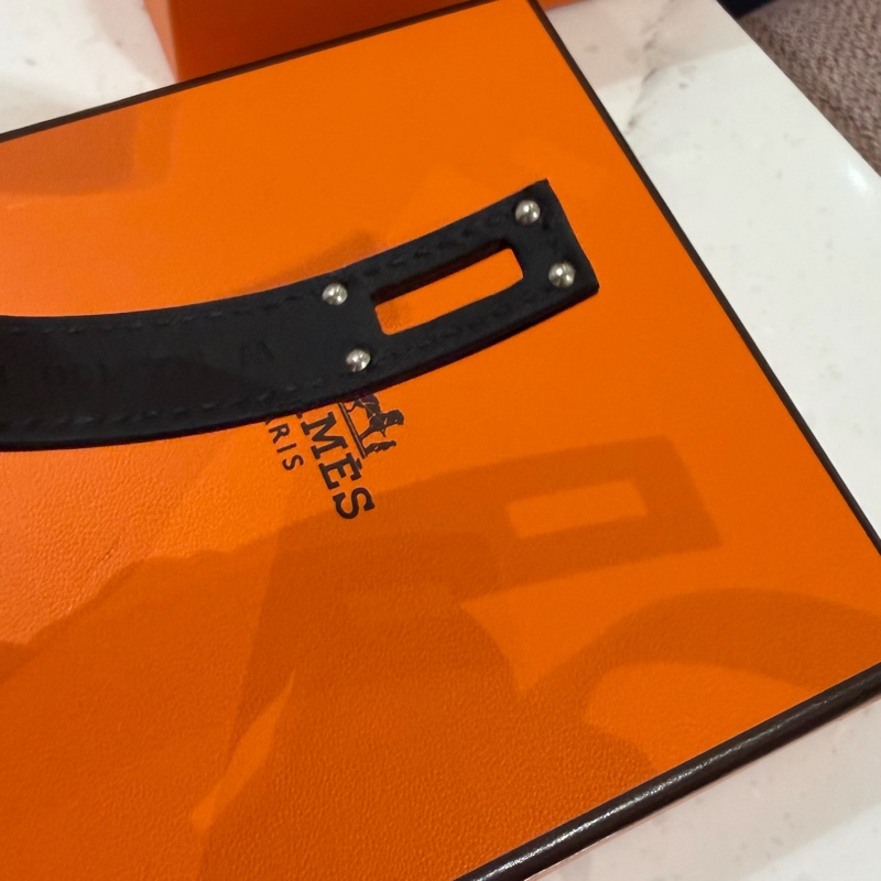 Hermès Kelly double tour  so black 山羊皮-4