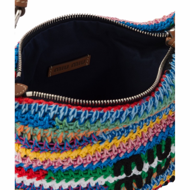 Miu Miu 女士 徽標細節手提包均碼碼18.5cm*10cm*14cm-2