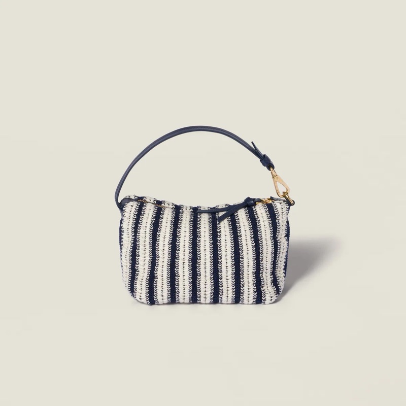 Miu Miu 女士 鈎針編織手提包均碼碼18.5cm*10cm*14cm-1
