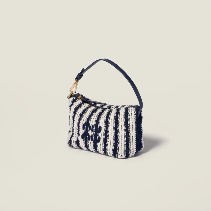 Miu Miu 女士 鈎針編織手提包均碼碼18.5cm*10cm*14cm-2
