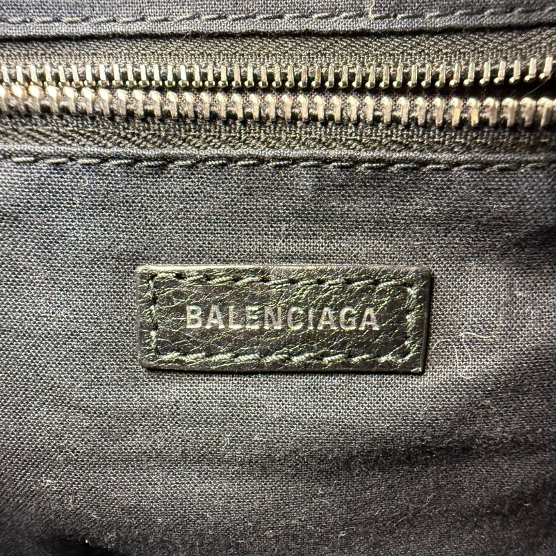 BALENCIAGA SHOPPING 購物袋 黑色 牛皮革 XXS 光面皮革-5