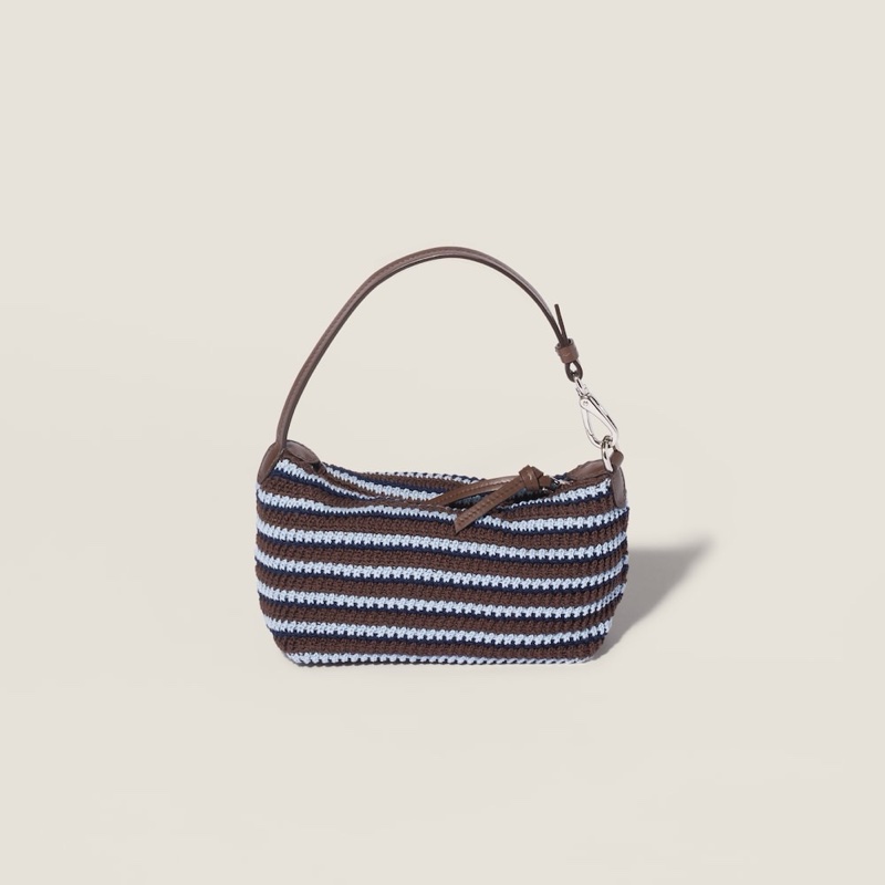 Miu Miu 女士 鈎編手拿包均碼碼18.5cm*10cm*14cm-3