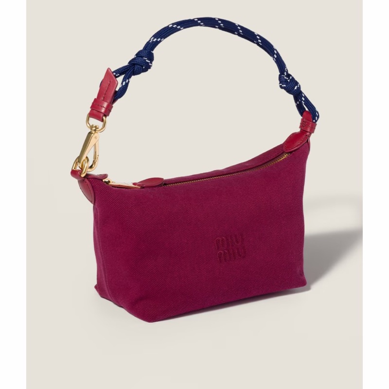 Miu Miu 女士 華達呢小袋均碼碼常規、18.5cm*10cm*14cm-3